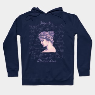 Hypatia of Alexandria Portrait and Quote Hoodie